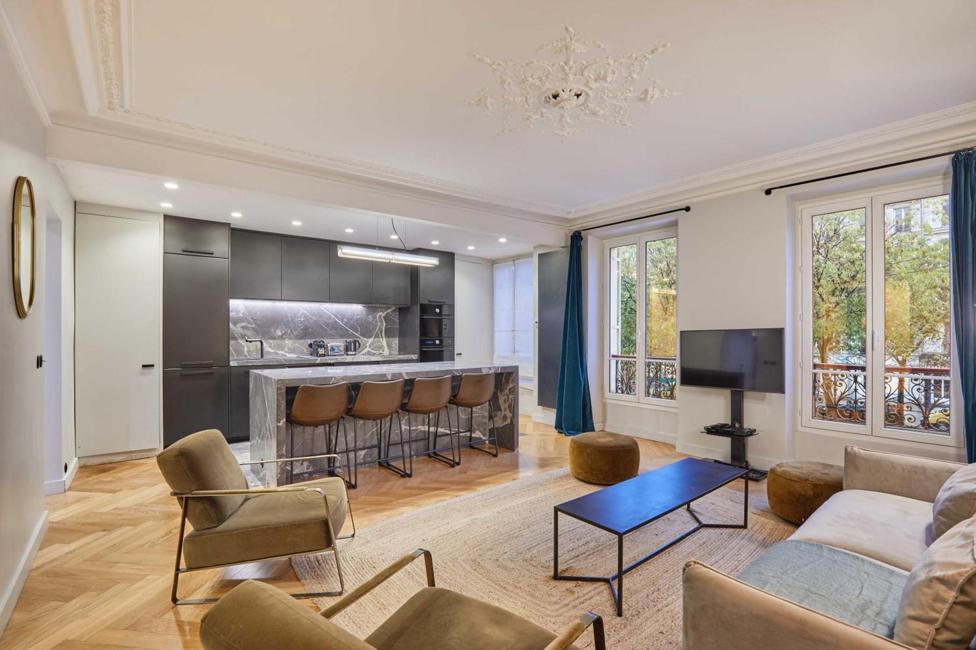 Magnificent Apartment - 3Br- 8P - Batignolles París Exterior foto